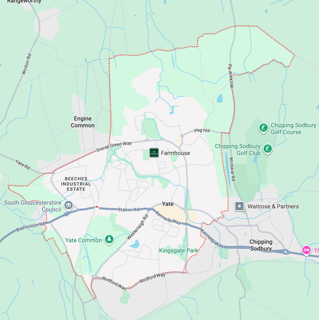 Map of Yate
